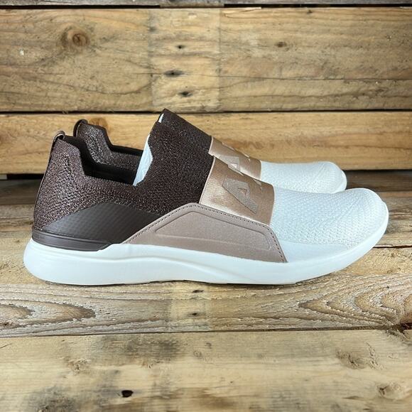 APL Men's Techloom Bliss Sneakers - Metallic Chocolate/Almond/Ivory - 13 - NIB - Picture 3 of 8